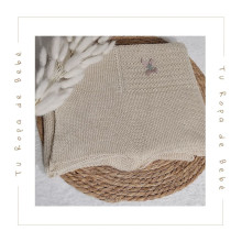 COLECCIÓN INVIERNO. Toquilla bebé niña BALLET Paz Rodríguez