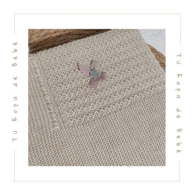COLECCIÓN INVIERNO. Toquilla bebé niña BALLET Paz Rodríguez