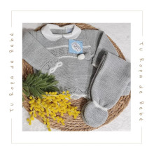 COLECCIÓN INVIERNO. Conjunto polaina bebé Sardón
