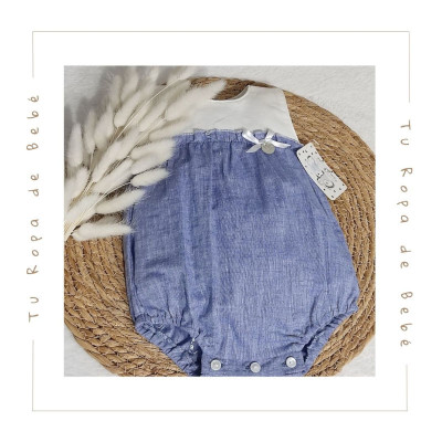 COLECCIÓN VERANO. Pelele bebé niño Pipos