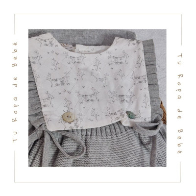 COLECCIÓN INVIERNO. Conjunto pelele enterizo bebés PULGARCITO Paz Rodríguez