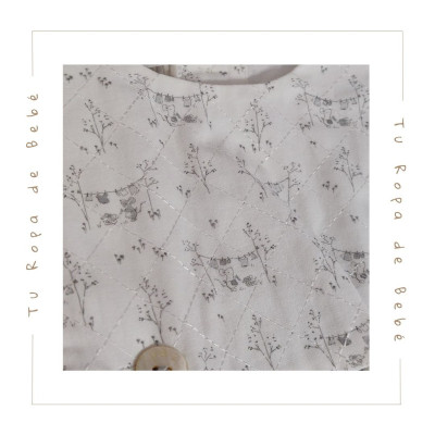 COLECCIÓN INVIERNO. Conjunto pelele enterizo bebés PULGARCITO Paz Rodríguez