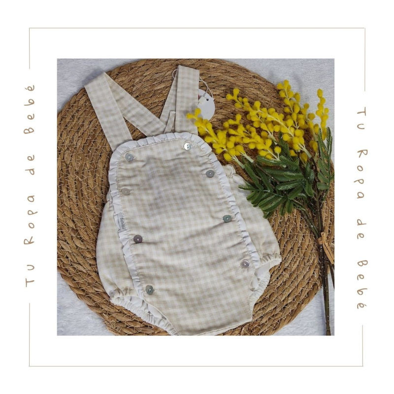 COLECCIÓN VERANO. Peto bebé VICHY Babidu