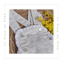 COLECCIÓN VERANO. Peto bebé VICHY Babidu