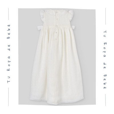 NUEVA COLECCIÓN. Faldón bautizo bebé ALEGRA Paz Rodríguez