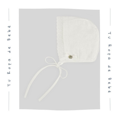 NUEVA COLECCIÓN. Capota bebé bautizo ALEGRA Paz Rodríguez