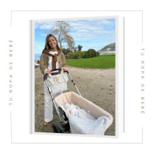 NUEVA COLECCIÓN. Pack bajera capazo interior y muselina bebé MARGA Uzturre