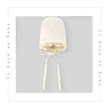 NUEVA COLECCIÓN. Capota bebé bautizo ESENCIAL Paz Rodríguez