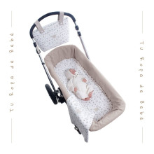 NUEVA COLECCIÓN. Pack bajera capazo interior y muselina bebé CELIA Uzturre