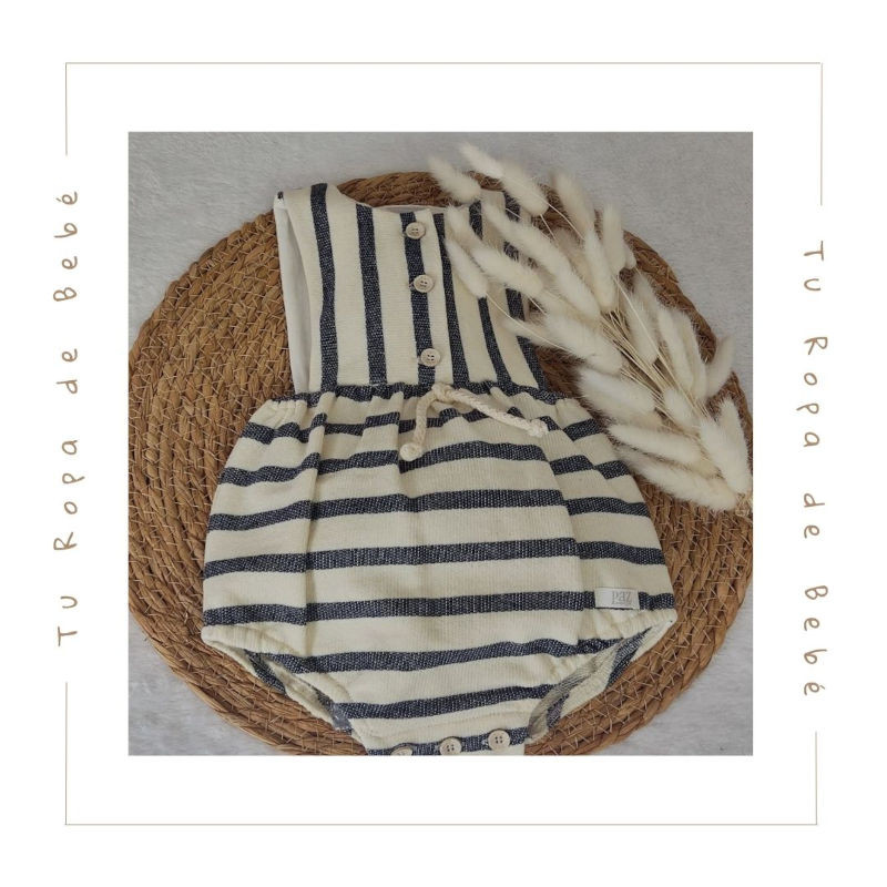 COLECCIÓN VERANO. Pelele corto bebés NABOR Paz Rodríguez