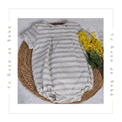 COLECCIÓN VERANO. Bombacho bebé niño RAYAS Coco Acqua