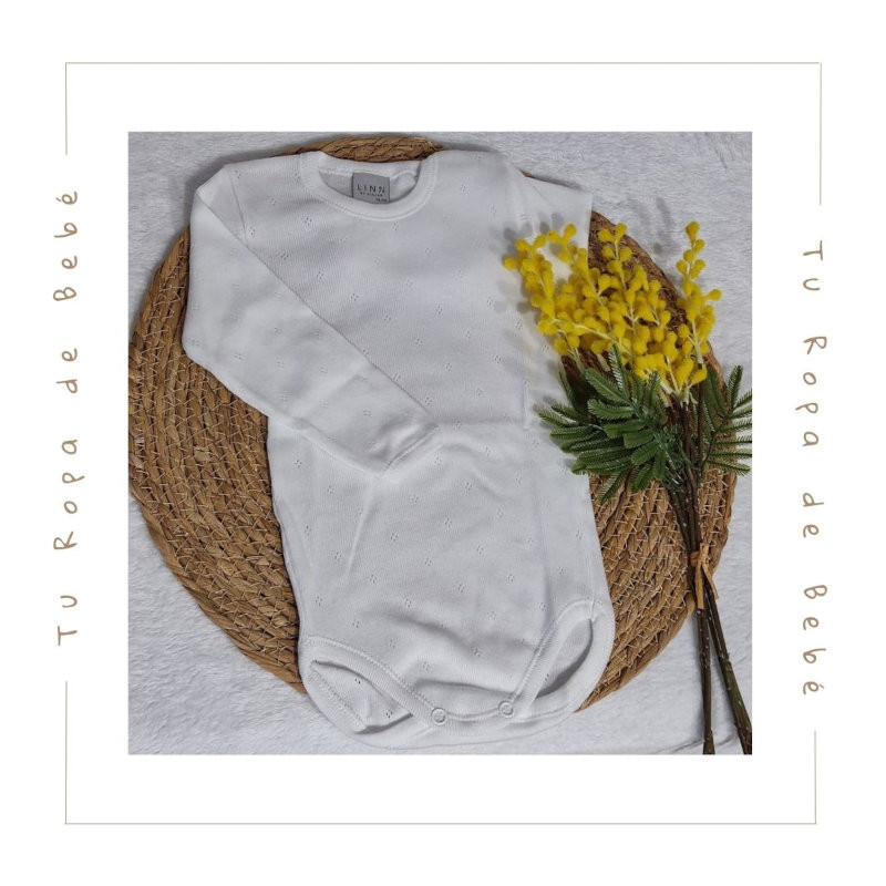 COLECCIÓN VERANO. Body interior manga larga bebé Diacar Linn