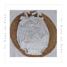 COLECCIÓN VERANO. Peto bebé niña ESTRELLAS Babidu
