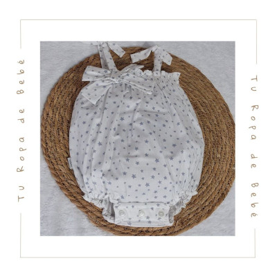 COLECCIÓN VERANO. Peto bebé niña ESTRELLAS Babidu