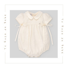 NUEVA COLECCIÓN. Pelele bautizo bebé niño ESENCIAL Paz Rodríguez