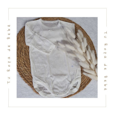 COLECCIÓN VERANO. Body bebé manga larga Diacar Linn