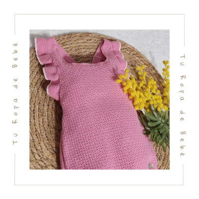 COLECCIÓN VERANO. Pelele bebé niña ARCOIRIS Paz Rodríguez