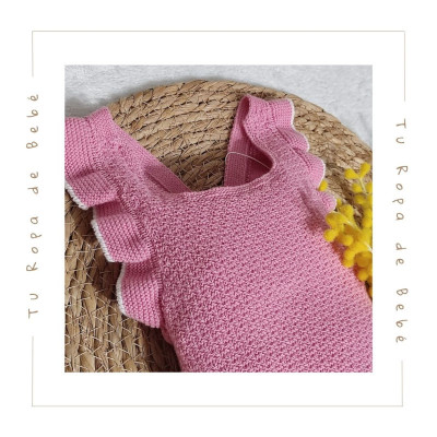 COLECCIÓN VERANO. Pelele bebé niña ARCOIRIS Paz Rodríguez