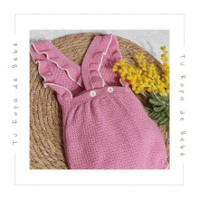 COLECCIÓN VERANO. Pelele bebé niña ARCOIRIS Paz Rodríguez