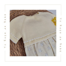 COLECCIÓN VERANO. Pelele bebé niño CIGÜEÑA Paz Rodríguez