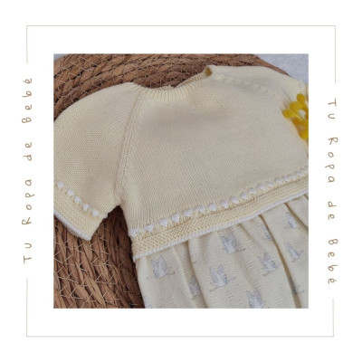 COLECCIÓN VERANO. Pelele bebé niño CIGÜEÑA Paz Rodríguez
