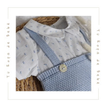 COLECCIÓN INVIERNO. Pelele bebé niño LECER Paz Rodríguez