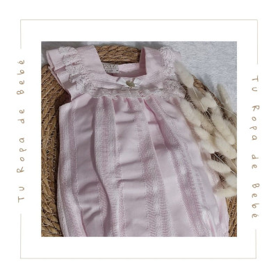 COLECCIÓN VERANO. Pelele bebé niña AURA Paz Rodríguez