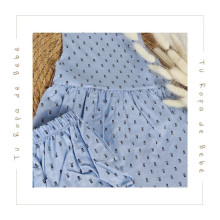 COLECCIÓN VERANO. Vestido con braga bebé niña Coco Acqua