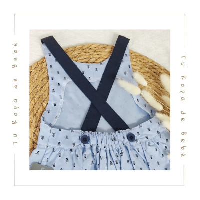 COLECCIÓN VERANO. Vestido con braga bebé niña Coco Acqua