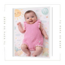 COLECCIÓN VERANO. Pelele bebé niña ARCOIRIS Paz Rodríguez
