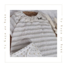 COLECCIÓN VERANO. Vestido bebé niña RAYAS Coco Acqua