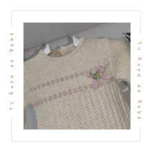 COLECCIÓN INVIERNO. Pelele bebé niña BALLET Paz Rodríguez