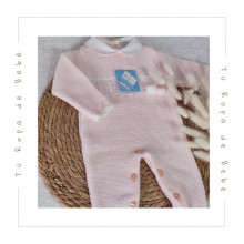 COLECCIÓN INVIERNO. Pelele bebé POMPÓN Sardón