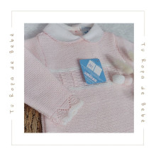 COLECCIÓN INVIERNO. Pelele bebé POMPÓN Sardón