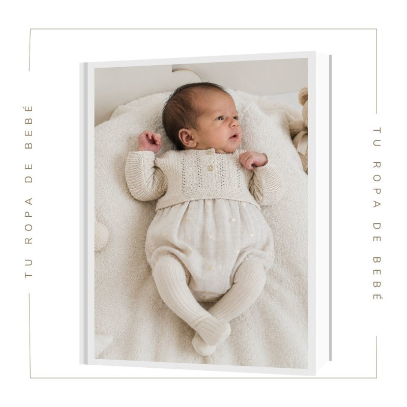 COLECCIÓN INVIERNO. Pelele bebé niño OPERA Paz Rodríguez