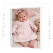 COLECCIÓN INVIERNO. Vestido bebé niña Sardón