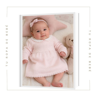 COLECCIÓN INVIERNO. Vestido bebé niña Sardón