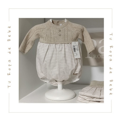 COLECCIÓN INVIERNO. Pelele bebé niño STONE Martín Aranda
