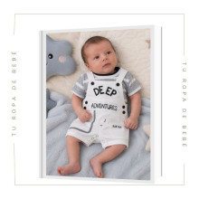 COLECCIÓN VERANO. Conjunto peto bebé niño Babybol