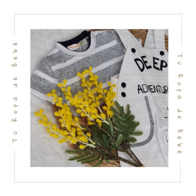 COLECCIÓN VERANO. Conjunto peto bebé niño Babybol