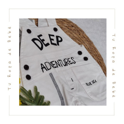COLECCIÓN VERANO. Conjunto peto bebé niño Babybol