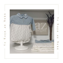 COLECCIÓN INVIERNO. Pelele bebé niño AZUR Martín Aranda