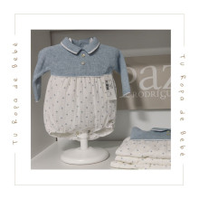 COLECCIÓN INVIERNO. Pelele bebé niño AZUR Martín Aranda