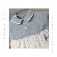 COLECCIÓN INVIERNO. Pelele bebé niño AZUR Martín Aranda