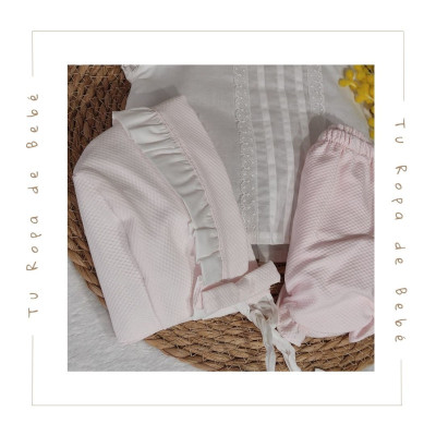 COLECCIÓN VERANO. Conjunto braguita bebé niña PIQUÉ Coco Acqua