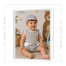 COLECCIÓN VERANO. Bombacho y gorra a juego bebé niño Coco Acqua
