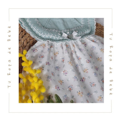 COLECCIÓN VERANO. Vestido con braga bebé niña IRIS Paz Rodríguez