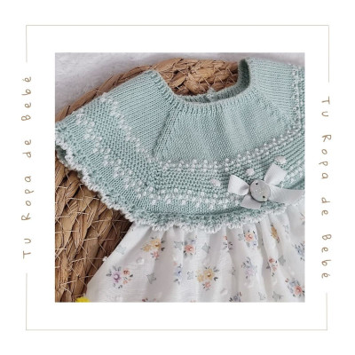 COLECCIÓN VERANO. Vestido con braga bebé niña IRIS Paz Rodríguez