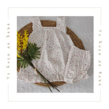 COLECCIÓN VERANO. Vestido con braguita bebé niña ESTRELLAS Babidu
