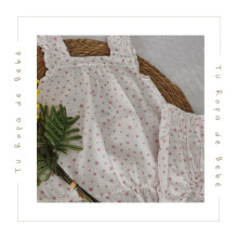 COLECCIÓN VERANO. Vestido con braguita bebé niña ESTRELLAS Babidu